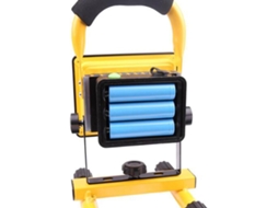 Refletor Led Recarregável De 30 W E 1000 Lúmens, À Prova D'água Ip65, Em Liga De Alumínio.