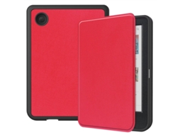 Lurelia Capa Protetora Para Kobo Clara 2e, Encaixe Seguro, Vermelho