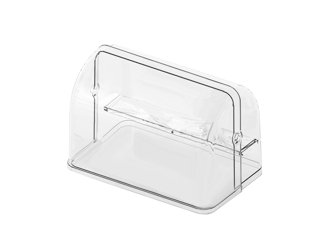 Vitrine de Exibição para Bonecos S/MARCA com iluminação flip transparente anti poeira bateria incluída