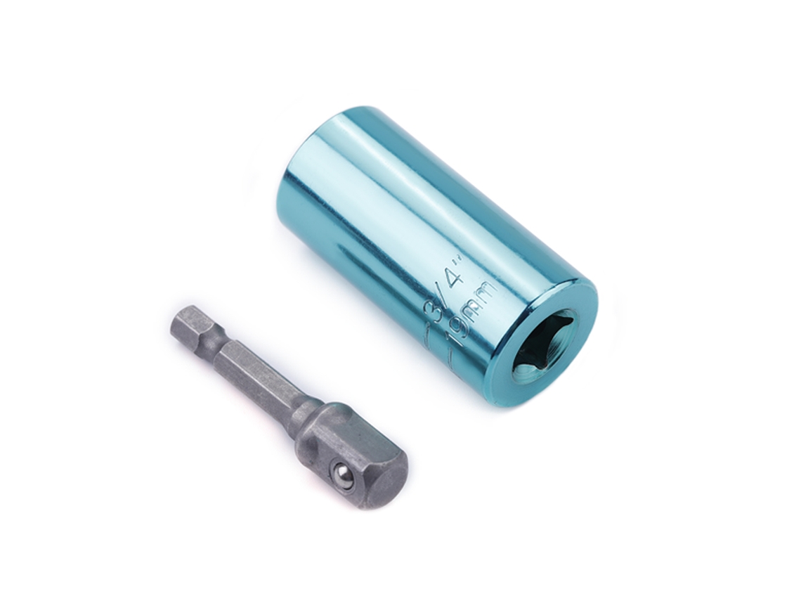 Adaptador Universal De Chave De Rato Para Parafusadeira 7-19mm Aço Com Bola Verde 2pcs