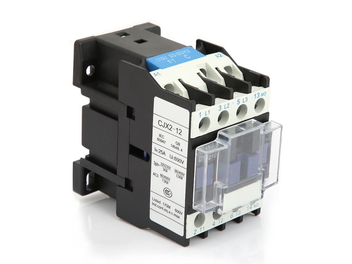 Contator Cjx2-1210 De Montagem Em Rail: Contator Elétrico Industrial (110v Ca)