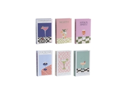 Caixa Decorativa Home Esprit Multicolor Cartão (6 Unidades)