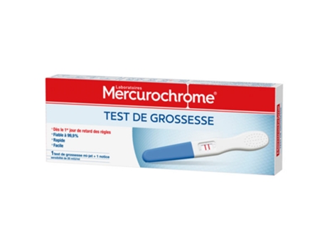Teste de gravidez MERCUROCHROME