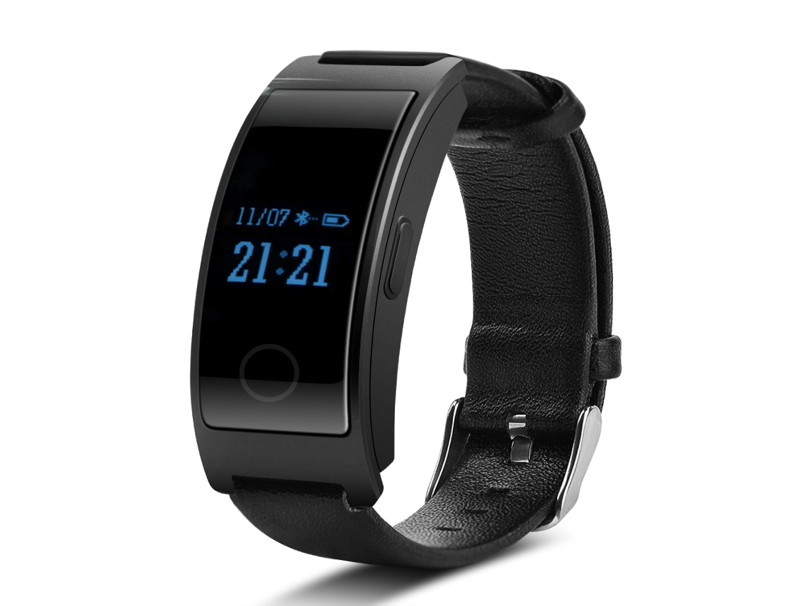 Pulseira Fitness Ck11s EOOCOO com monitoramento de frequência cardíaca, pressão arterial e oxigênio no sangue, cor chumbo