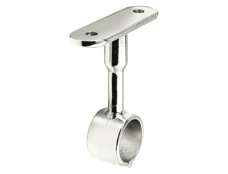 Soporte tubo redondo d20mm central niquel barra 19