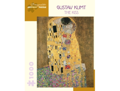 Livro gustav klimt the kiss 1000-piece jigsaw puzzle de illustrated by gustav klimt (inglês)