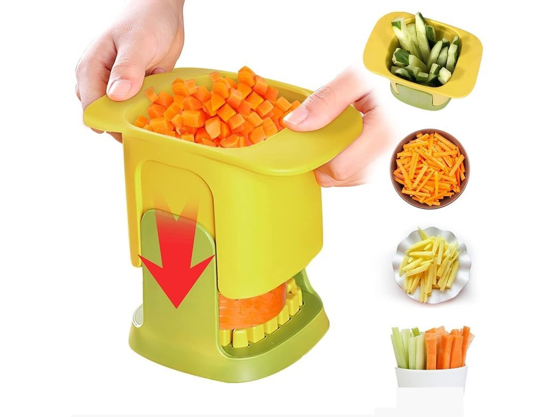 2026 cortador de Verduras Linjou 2 em 1, Utensílio de Corte de Cozinha para Picar e Fatiar Verduras e Frutas