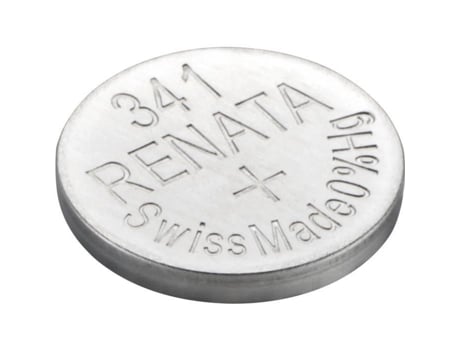 Bateria Botão de Óxido de Prata 341 / Sr714 Sw 0% Mercúrio RENATA