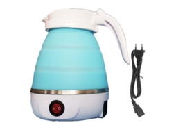Chaleira Plicável Anti secagem Portátil Silicone 600ml 600w S/MARCA
