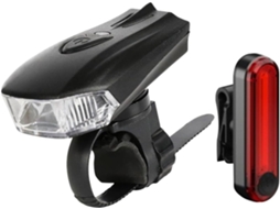 Conjunto De Luzes Bicicleta Recarregáveis Via Usb, Resistentes À