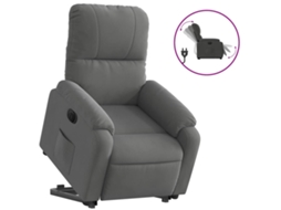 Electric Stand Up Recliner Chair, Electric Stand Up Recliner Chairs Vidaxl Cinzeto Microfibra