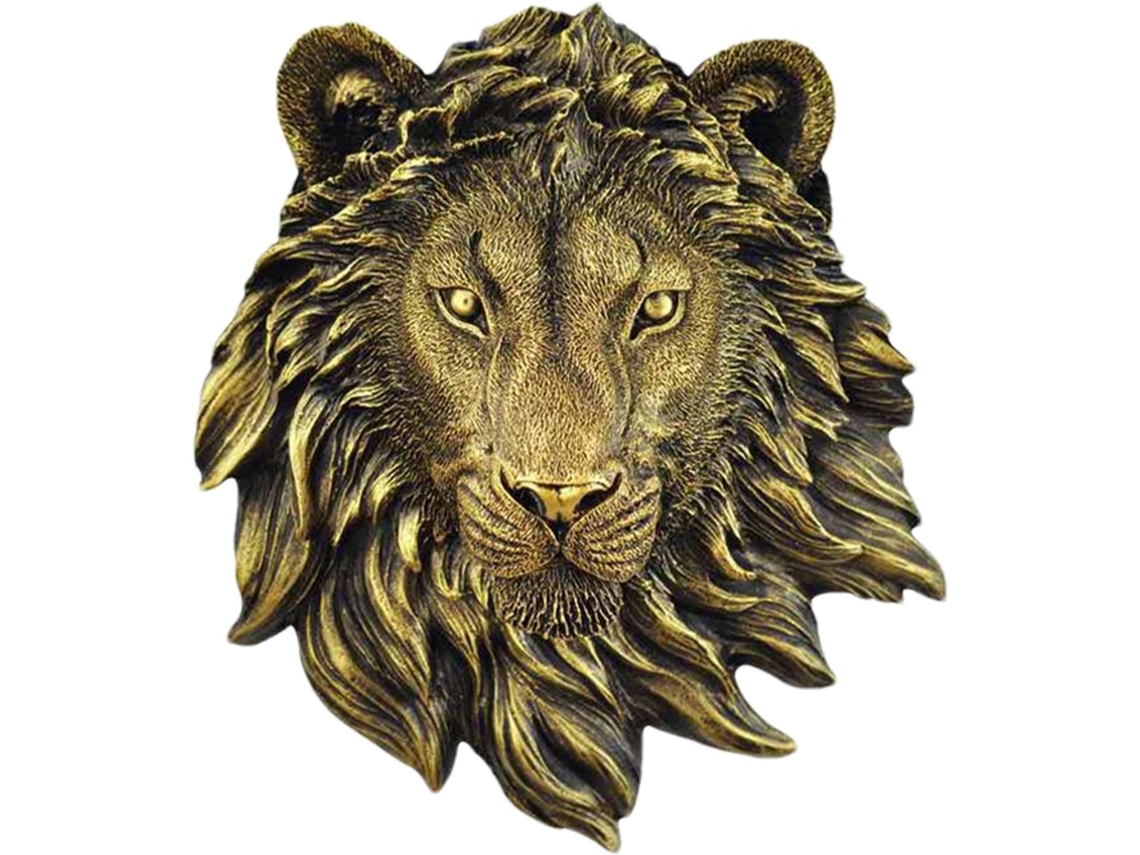 Decoração De Animais Em Resina, Arte De Parede Com Cabeça De Animal - Decorações |