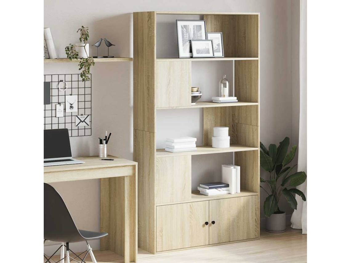 Vidaxl Estante 100x36x189 Cm Derivados De Madeira Carvalho Sonoma