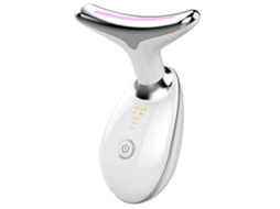 Masageador Facial e de Couro Antiarrugas com Luz Led Vibração Ems GOKOCO