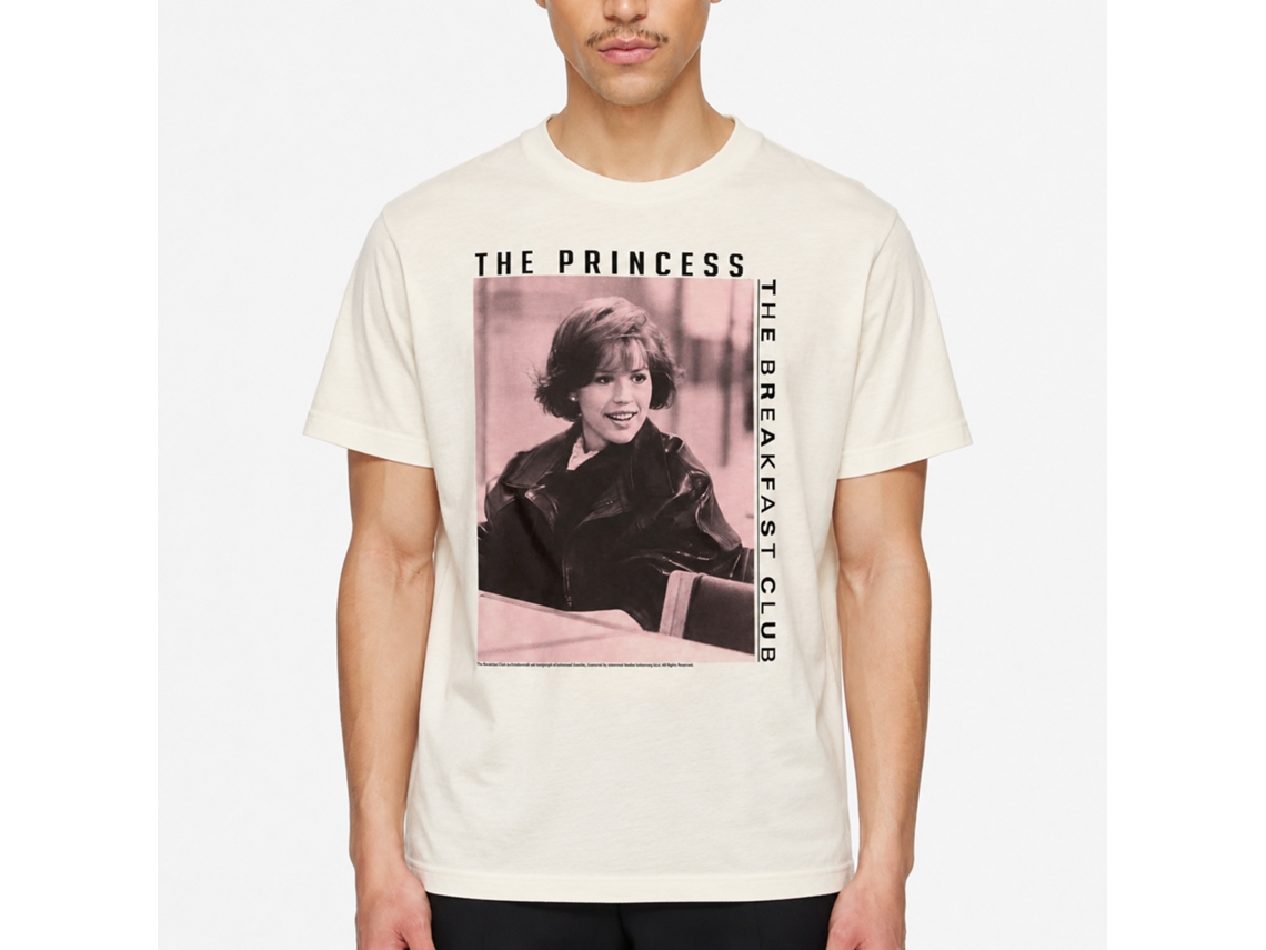 Rockinstone Breakfast Club Movie The Girl Solid Natural Adult T-shirt Size:s