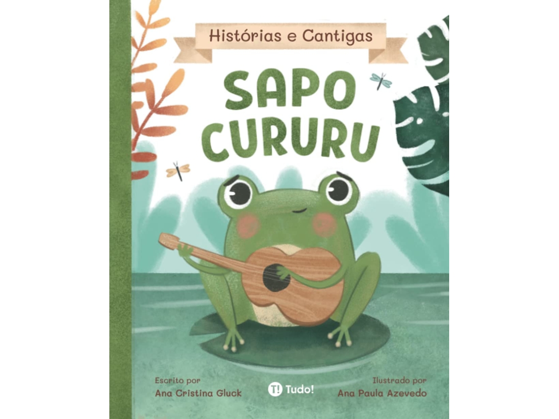 Livro Sapo Cururu de Ana Cristina Gluck (Português)