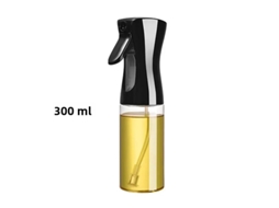 Garrafa para Óleo de Cozinha e Grelha, Garrafa para Azeite, Garrafa para Vinagre, Plástico Ecológico MDUG (estilo 2 Preto 300ml)