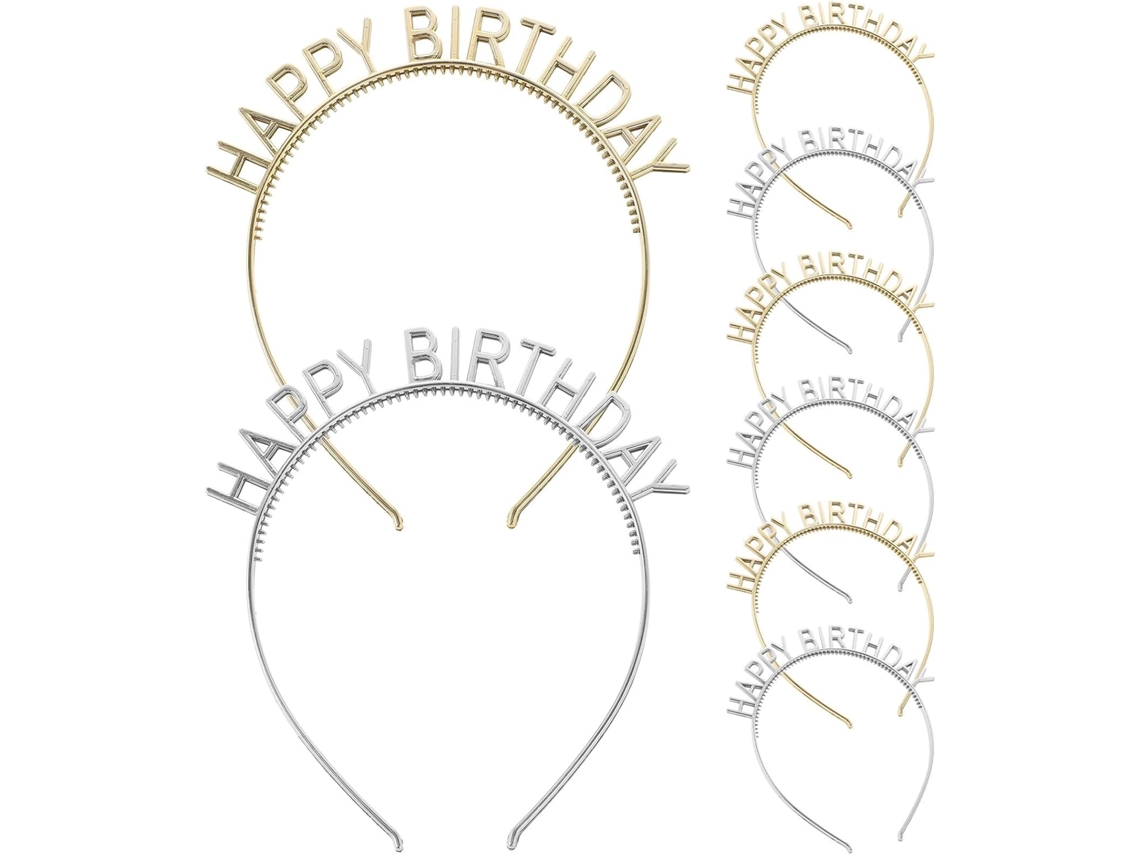 Conjunto De 10 Tiaras Confortáveis E Duráveis Em Abs Para Festas De Aniversário.