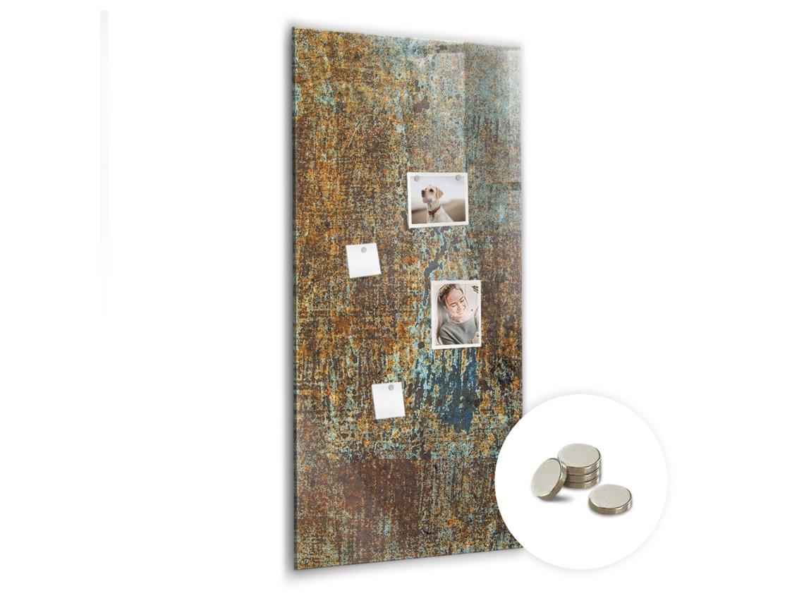 Quadro Magnético De Parede Ferrugem No Ferro Para O Quarto Das Crianças Espelharte (60x120 Cm)