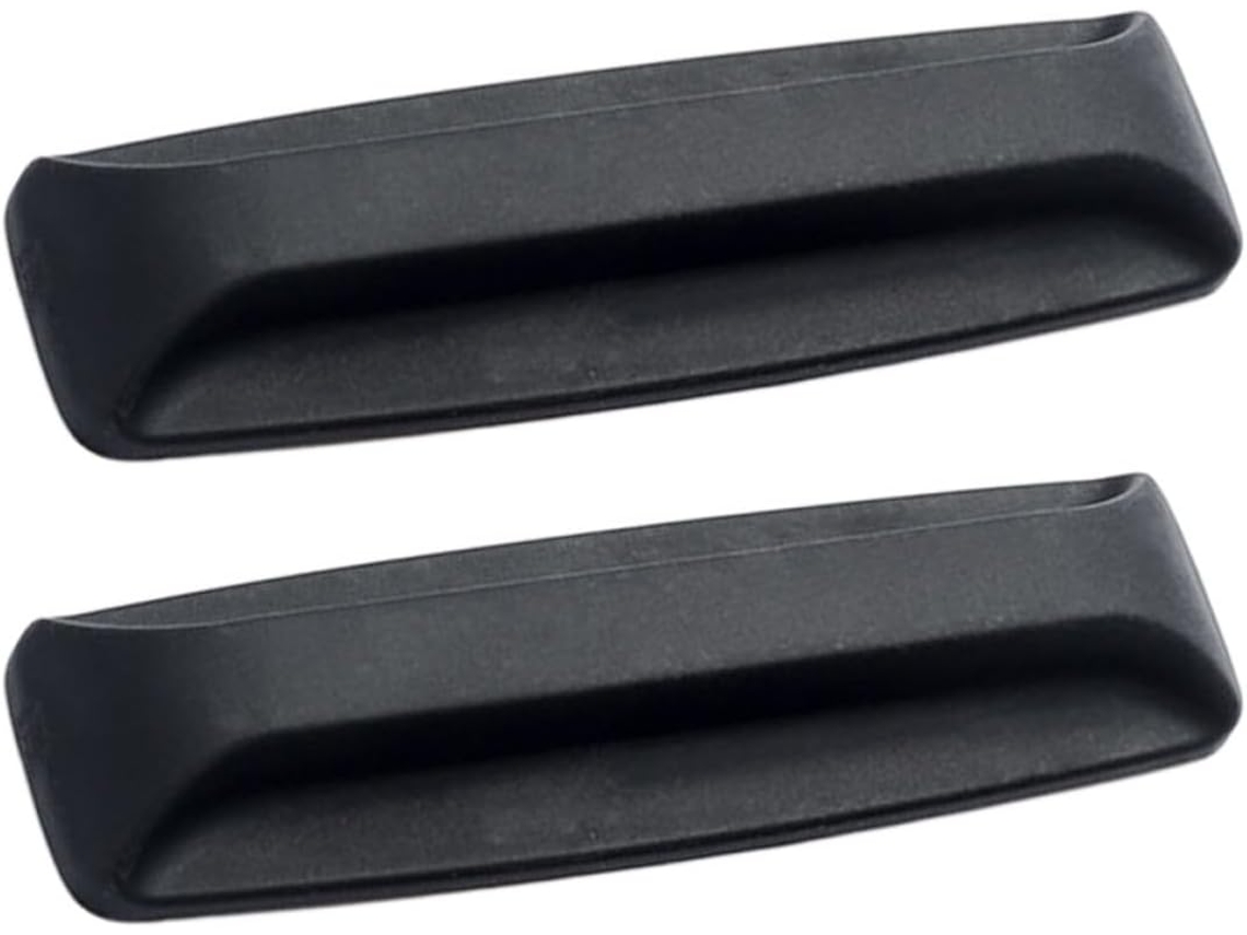Conjunto De 2 Puxadores Porta Autoadesivos Pretos, Com Acabamento Fino Em Pp, Para Cozinha E Armários
