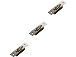 Jojofuny Conjunto De 3-fechos Porta Armário Em Aço Inoxidável Com Acabamento Acetinado Escovado, Fácil De Instalar