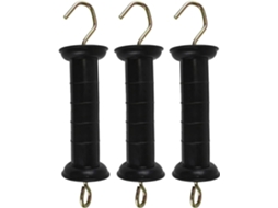Conjunto De 3 Isoladores Alta Resistência Para Alça Cerca Elétrica Com Camadas Isolantes, Instalação Rápida Em Plástico