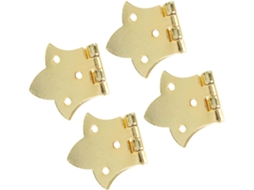 Conjunto De 4 Pequenas Ferro Para Caixas Joias, Com Suave E Dourado,