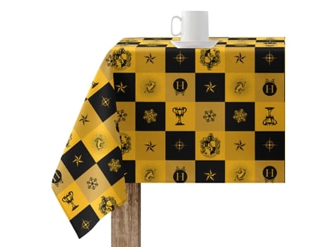 Toalha de Mesa BELUM de resina resistente a manchas Hufflepuff Christmas (300x140 cm)