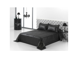 Colcha HOSTELINE BLACK LINE (Preto - 180 x 260 cm)