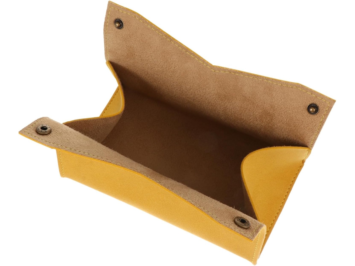 Caixa De Lenços De Papel Amarela, Elegante E Prática, Leve E