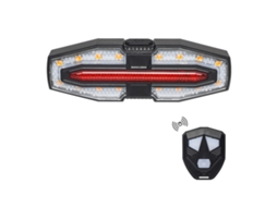Rebe-luz Traseira De Bicicleta Compacta Bicolor Impermeável Recarregável Via Usb Com Sinais De Curva E Controle Remoto