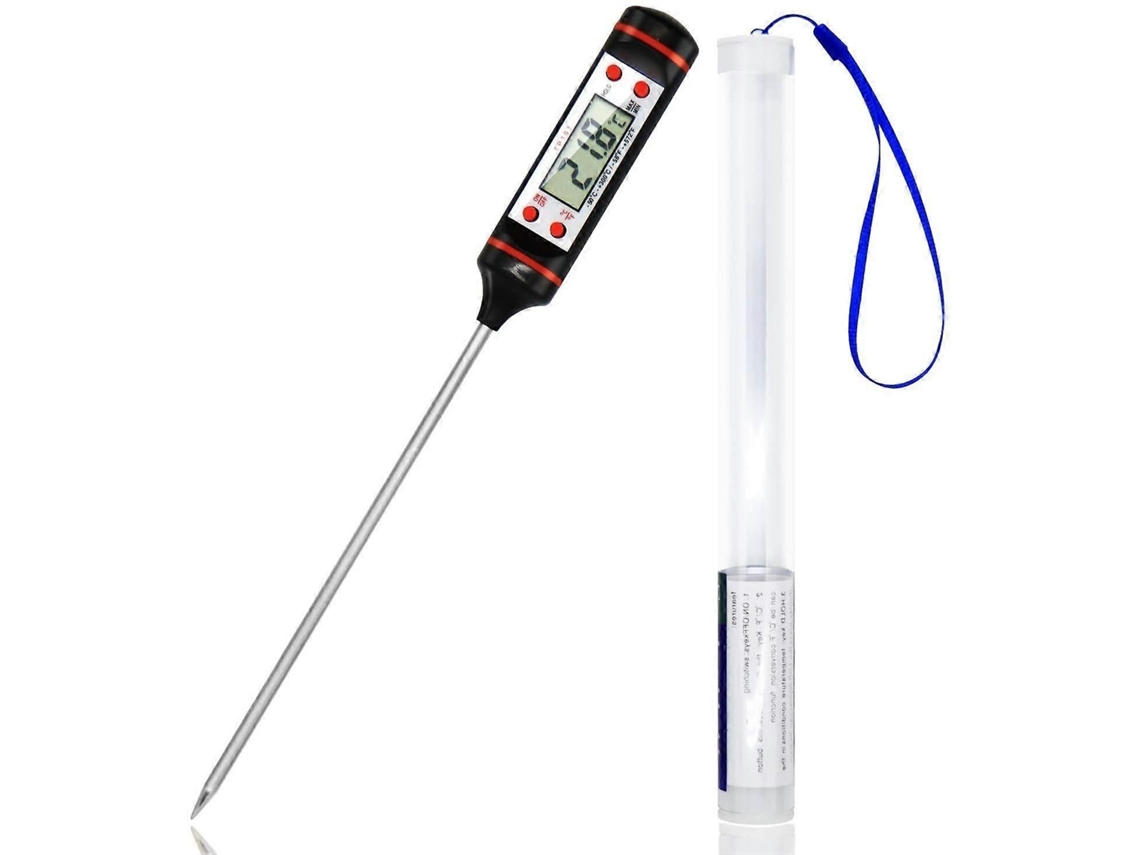 Termômetro de Óleo Cozinha, para Churrasco, Medição Temperatura Cozimento, Eletrôn Ico Alimentos, Caneta GOKOCO
