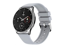 Smartwatch Medição de Temperatura Frequência Cardíaca de Monitoramento de Pressão Arterial Cinza Prateado