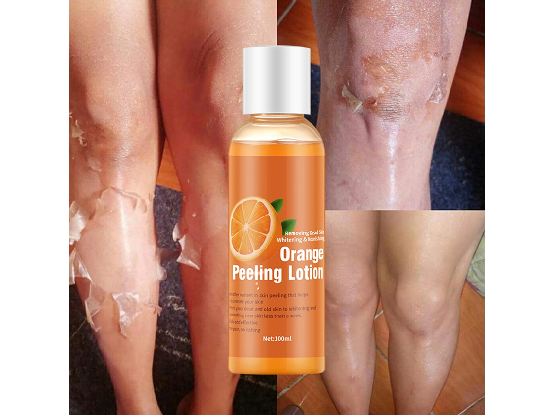 Gel Corporal Exfoliante De Naranja Para Iluminar A Pele