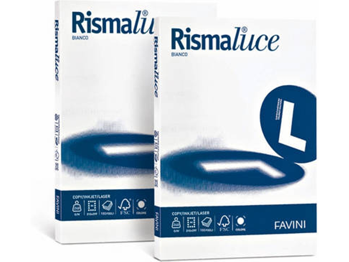 Papel de Impressão FAVINI Rismaluce Bianco
