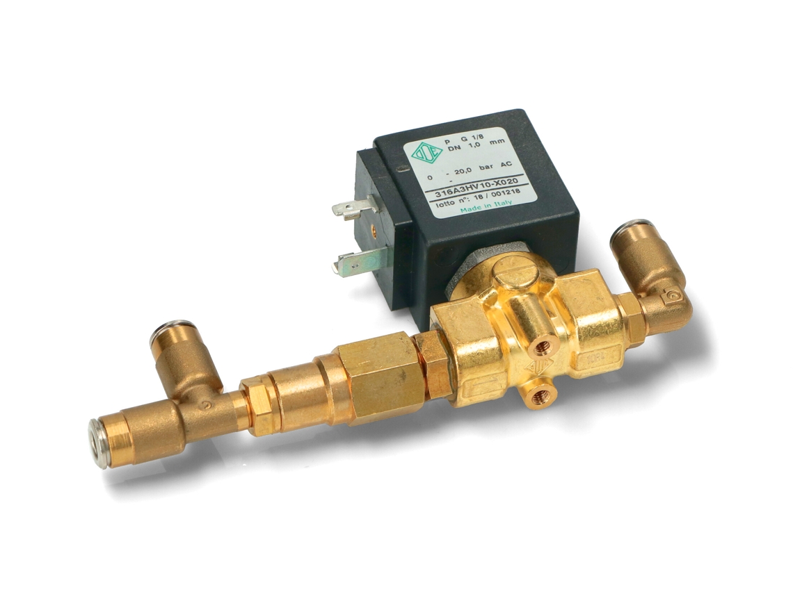 Válvula Válvulas Solenoides Grupo 3 Vias 220v 50hz Mangas 316 5 para Máquina de Café Ven 10082508 LAVAZZA