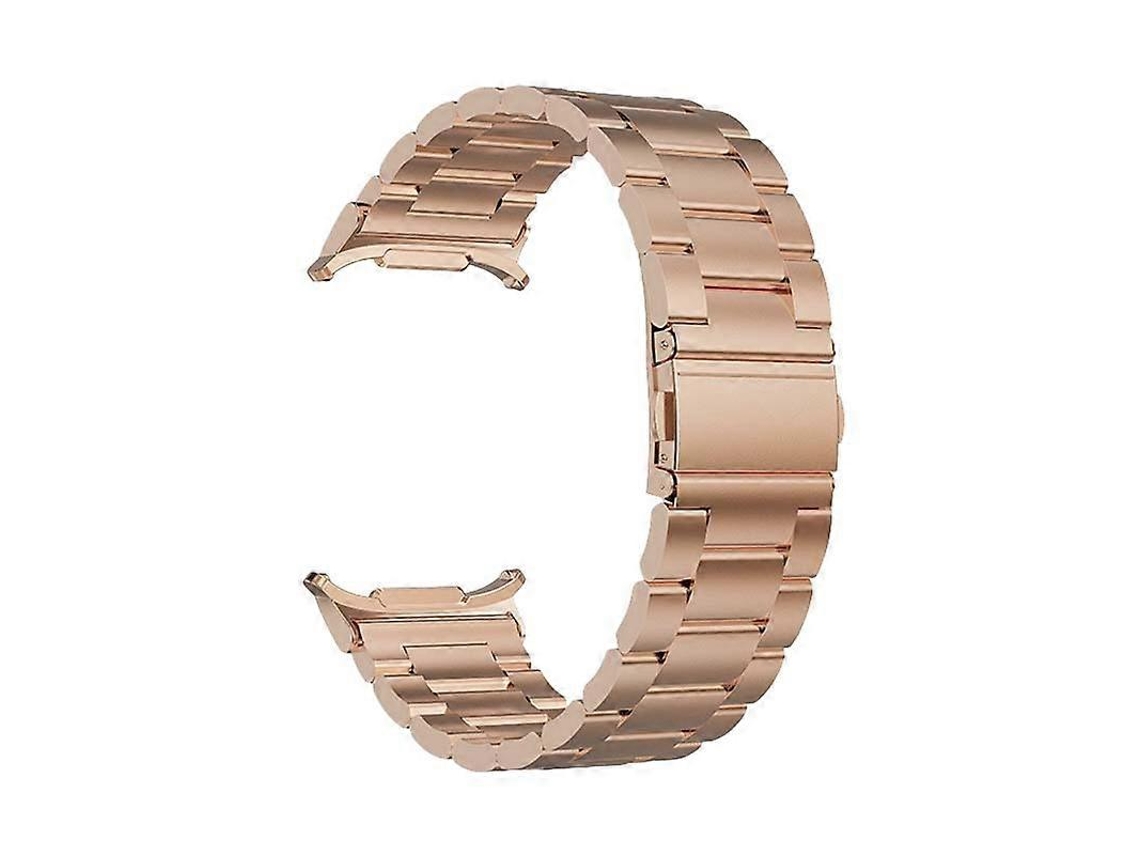 Pulseira De Aço Com Três Contas Para Samsung Galaxy Watch Ultra 47mm