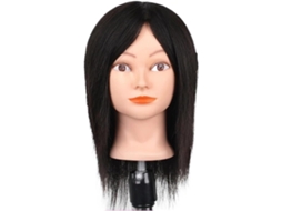 Cabeça de Manequim SFUSHOS com Cabelo 100% Humano, 25-45cm