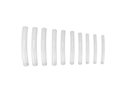 10pcs Unhas Falsas Longas Planas Cor Natural Para Salão De Beleza E Manicure Em Casa Ferramenta De Arte De Unhas