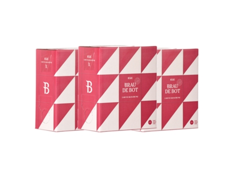 Espumante tinto SANT JOSEP Brau de Bot Grenache Tintorera Catalunya Bag in Box (5 L - 3 Unidades)