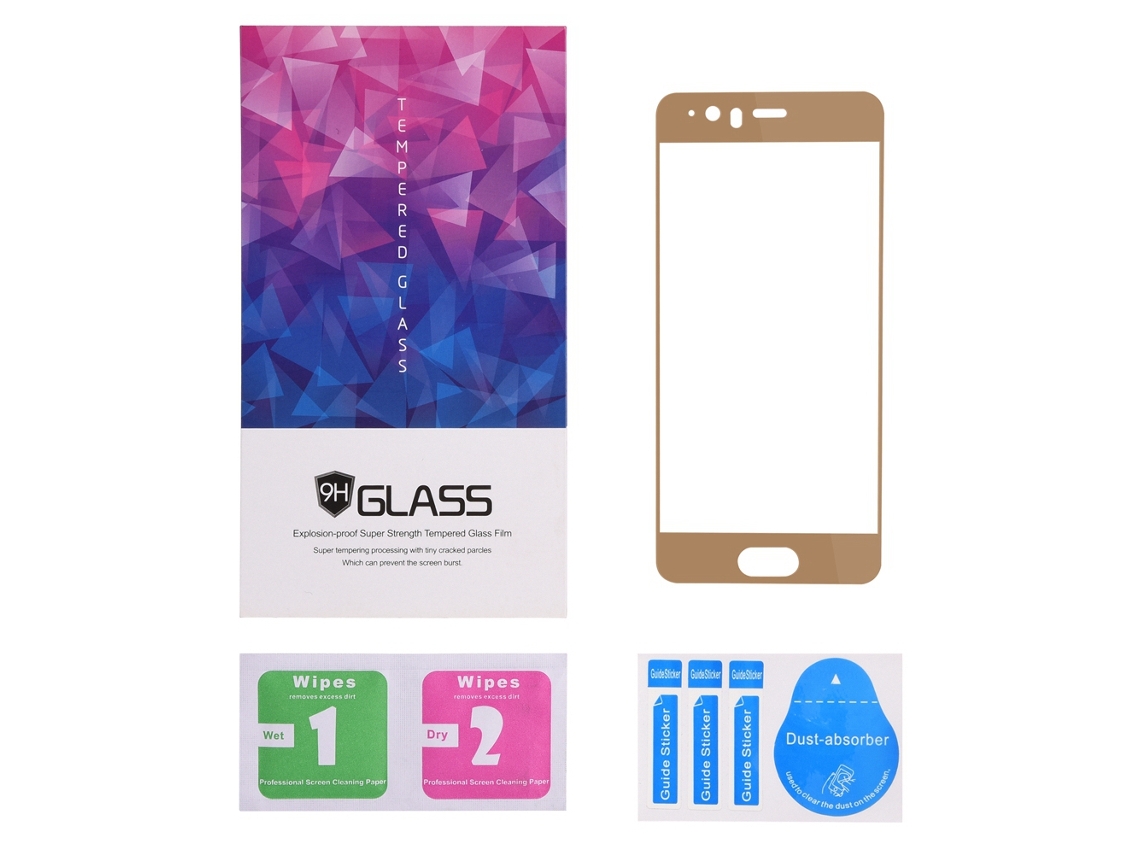 Protetor de Tela Vidro Temperado LAXISCREED Huawei P10 Ouro 2 pack