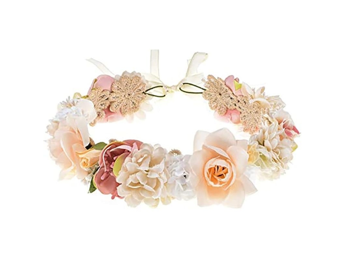 Corona De Flores Para Mulheres Arco Floral Para Noiva Diadema Boho Para Festa Fotos E Ocasiões Especiais