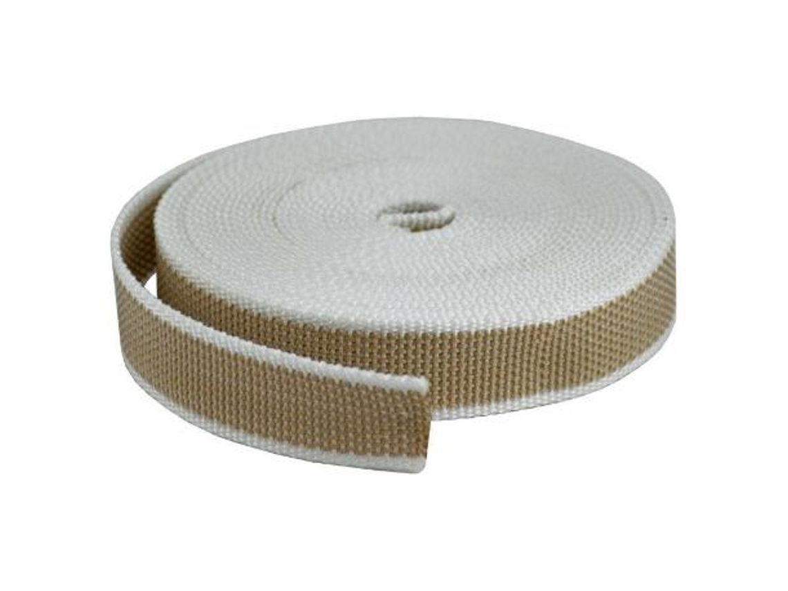 Cinta persiana 18mm. beige rollo 6mt.