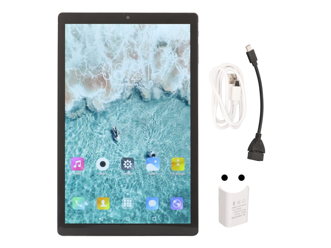Tablet Hd De 10,1 Polegadas Com Chamada, Espera Dupla, Plug Verde Other