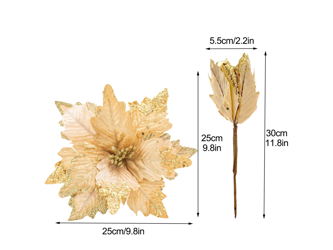 Flor Artificial Laxiscreed Com Haste Retrátil E Pétalas Elegantes Para Decoração Sofisticada