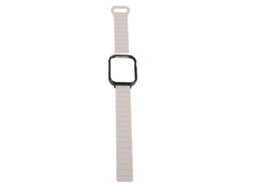 Cinto De Relógio Magnético Silicone Tampa Protetora Preta Quick Release