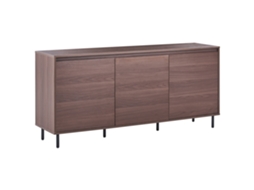 Armario Beliani Nikea De Mdf, Tablero De Partículas Marrón 165x40x75