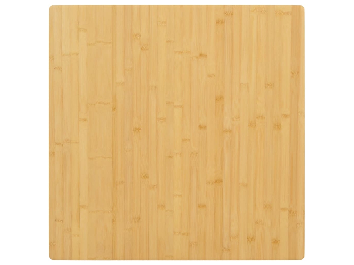 Vidaxl Tampo De Mesa 80x80x1,5 Cm Bambu