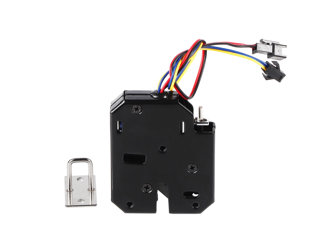 Cerradura Electromagnética De Cajón Com Interruptor De Controle Elétrico 12v E Detector
