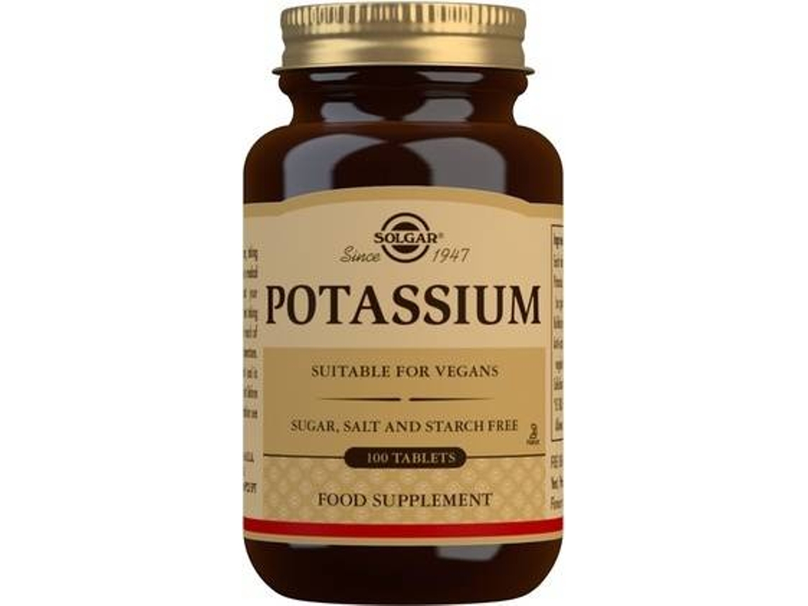 Suplemento Alimentar SOLGAR Gluconato De Potasio (100 comprimidos de 99mg (99mg))